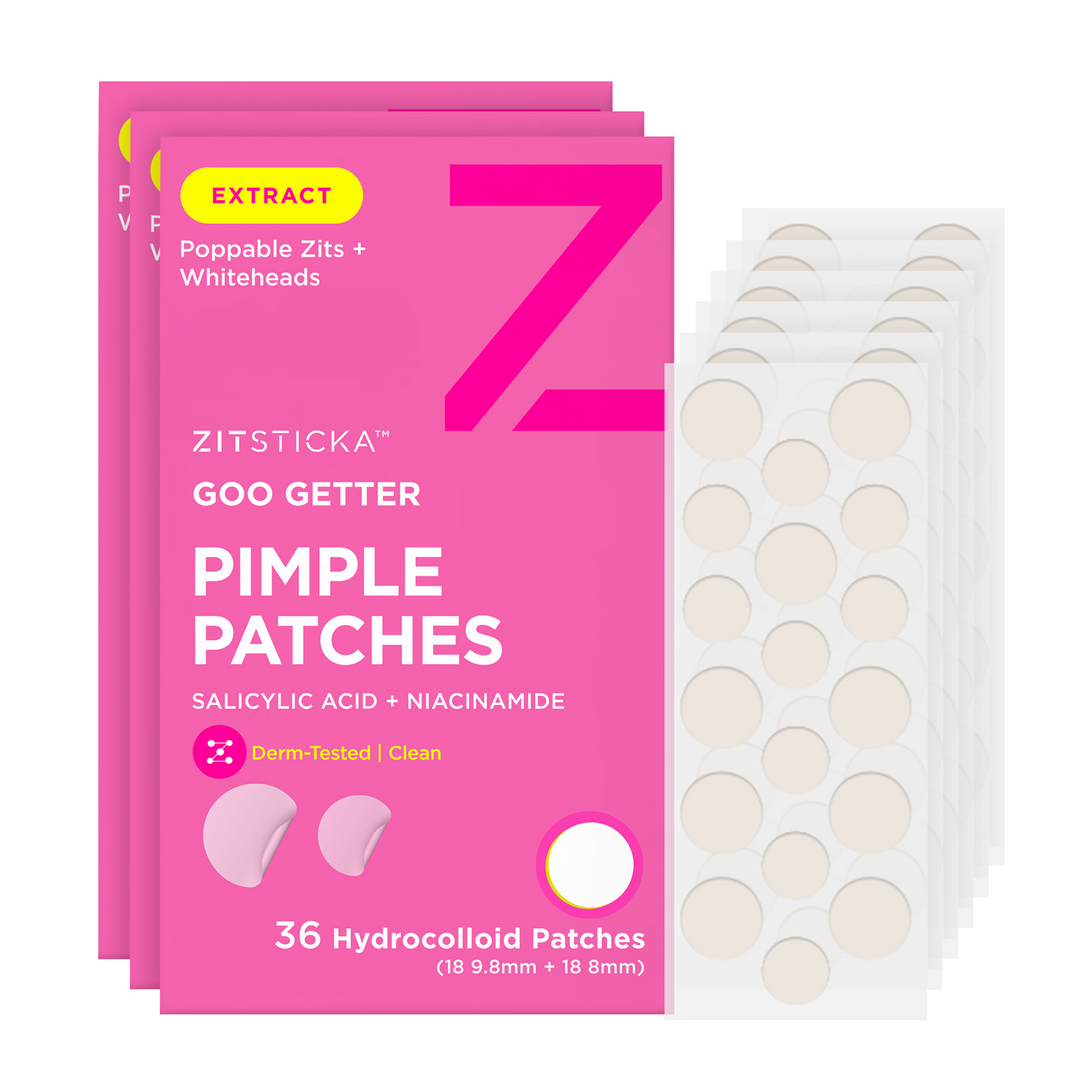 GOO GETTER Hydrocolloid Surface Pimple Patches