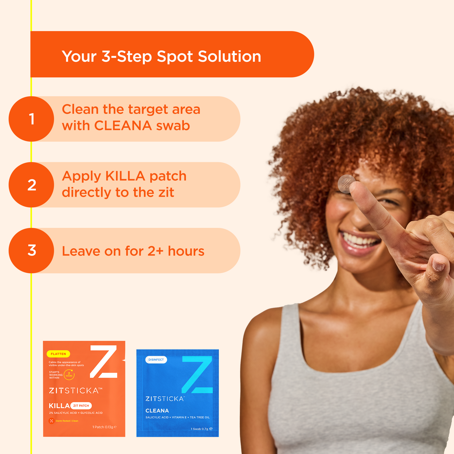 KILLA Zit Patch with 2% Salicylic Acid, Extra Strong