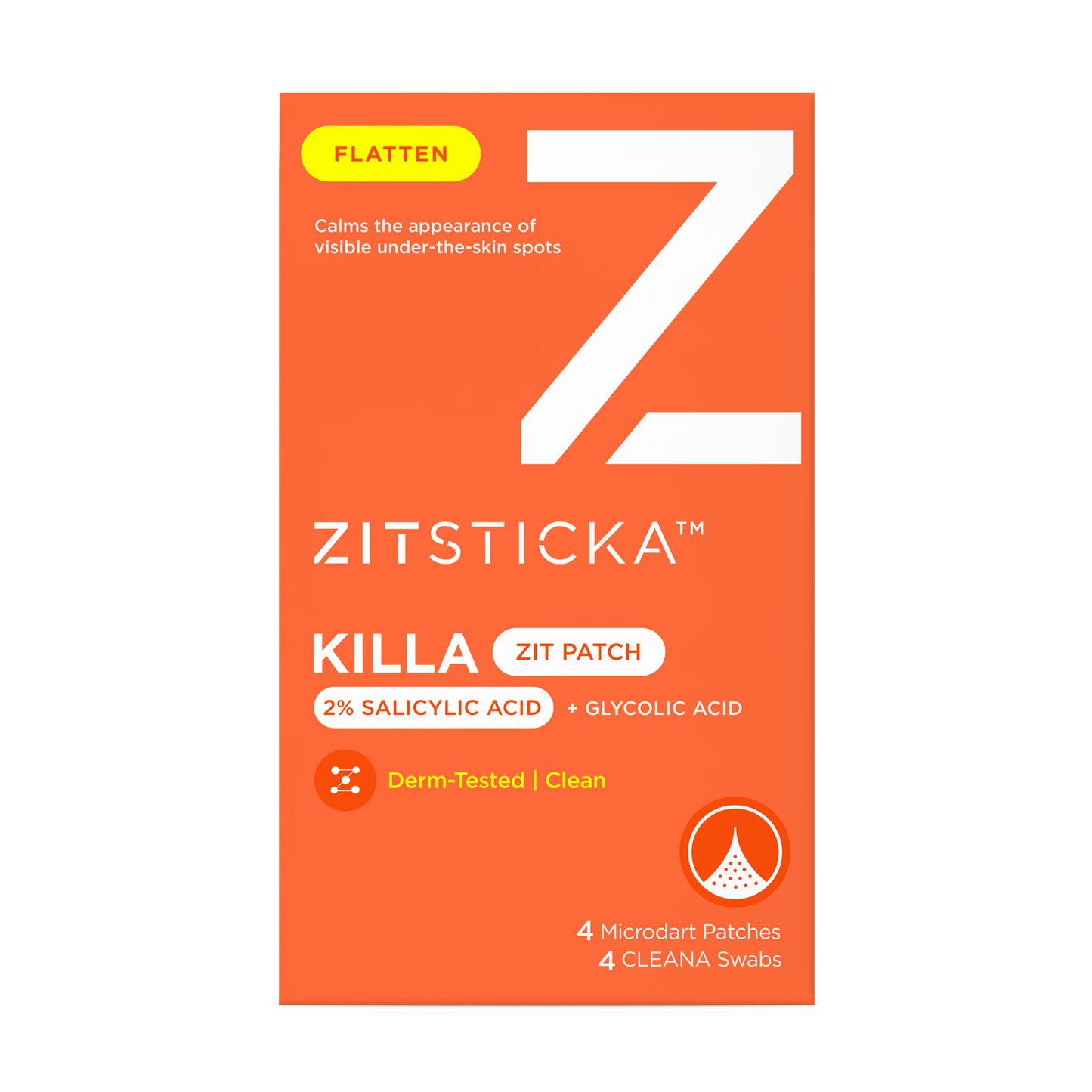 KILLA Zit Patch with 2% Salicylic Acid, Extra Strong